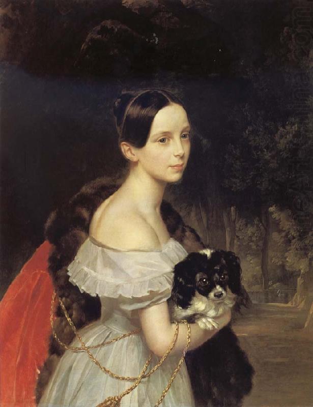 Portrait of Ulyana Smirnova, Karl Briullov